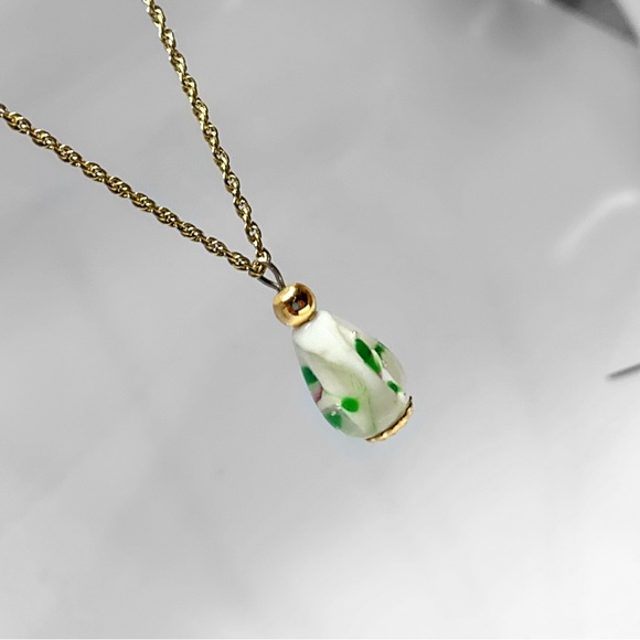 Lampwork glass pendant necklace - Picture 1 of 2